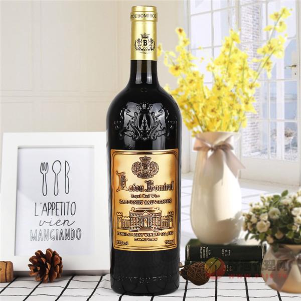 法国红酒原酒进口干红葡萄酒部分金属标浮雕瓶