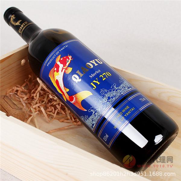法国红酒原装酒进口 娇鱼梅洛珍藏干红葡萄酒750ml