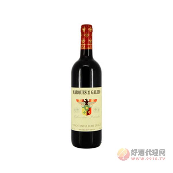 徽章半甜红葡萄酒