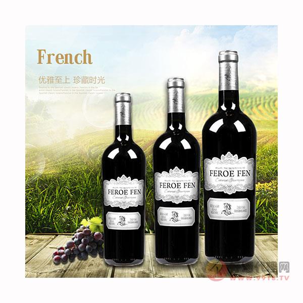 法国法罗芬波尔多红葡萄酒法国原瓶原装进口红酒