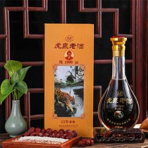 虎泉老酒12年窖藏传统半甜型16度500ml