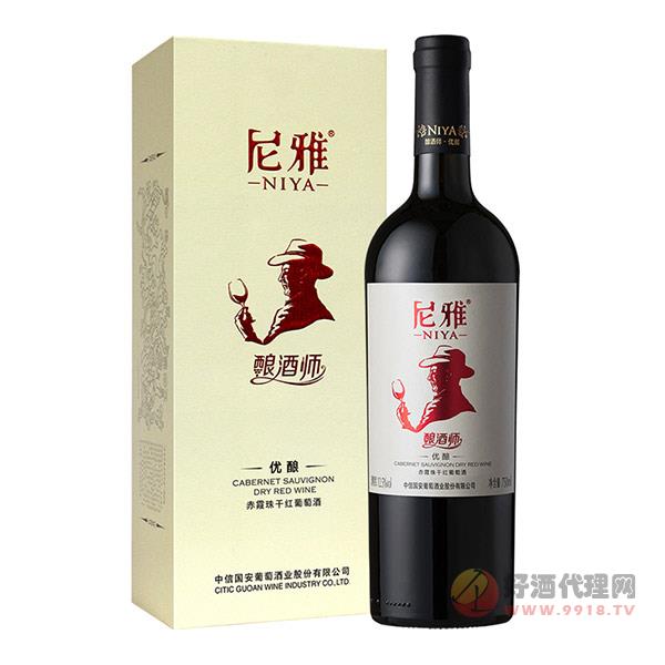 尼雅酿酒师优酿级赤霞珠葡萄酒