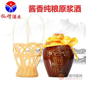 老酒 酱香型原浆酒纯粮散装白酒坛装老酒
