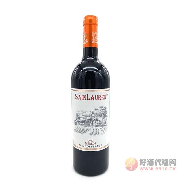 法国朗格谷进口红酒 有机干红葡萄酒