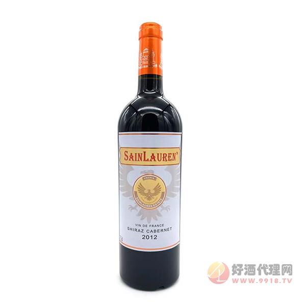 法国鹰皇谷进口红酒 有机干红葡萄酒
