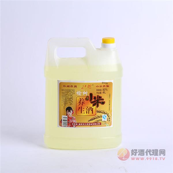 东北小米养生酒40度散装白酒4L浓香型白酒桶装酒散酒
