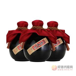 纯粮高度白酒53度3瓶装整箱