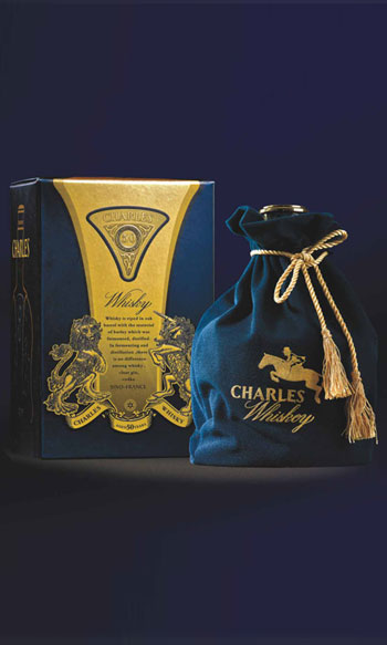 查尔斯威士忌礼盒装