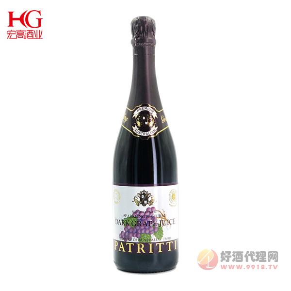 芭翠迪芭翠缇香萃patritti无醇红起泡葡萄酒无醇葡萄汁