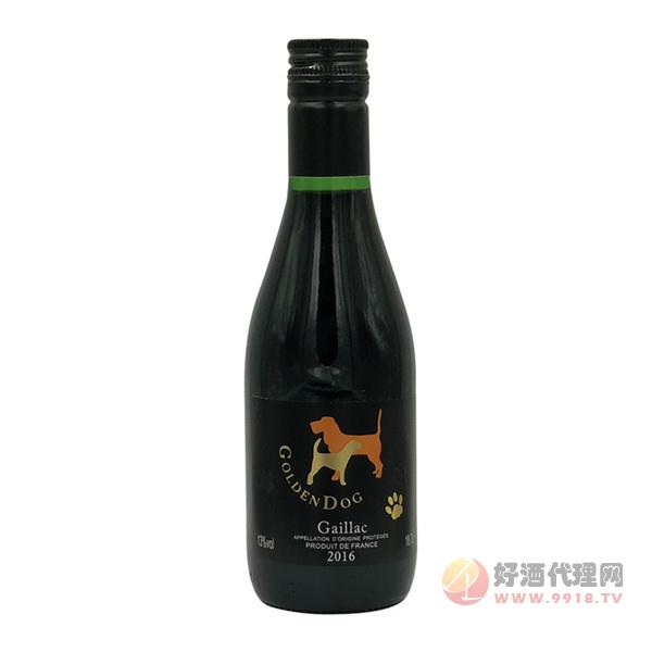 狗年红酒红葡萄酒6瓶装187ml_瓶 小瓶装葡萄酒礼盒装