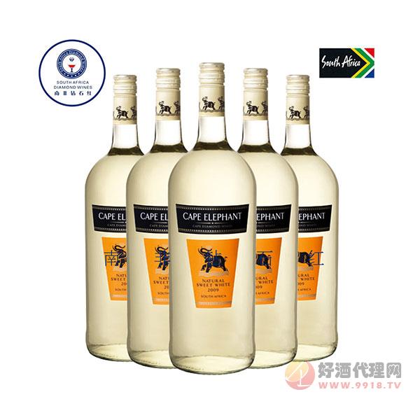 开普大象1.5L甜白葡萄酒