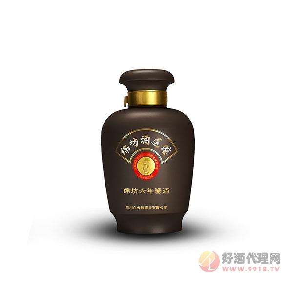 白云池绵坊六年酱酒-55°坛装