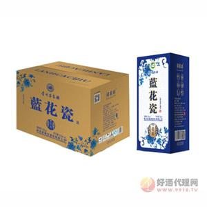 侯家酱蓝花瓷浓香型白酒
