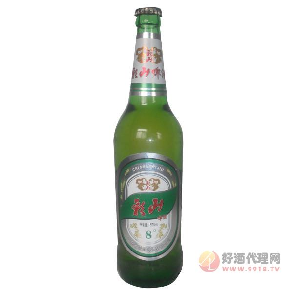 彩山啤酒590ml绿瓶