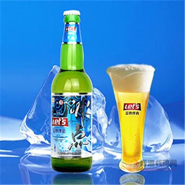 蓝牌冰点啤酒