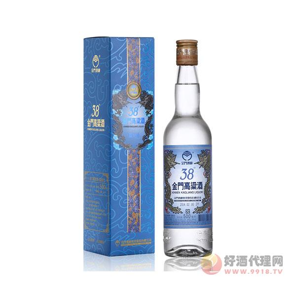 台湾金门高粱酒-蓝金龙500ml-38度