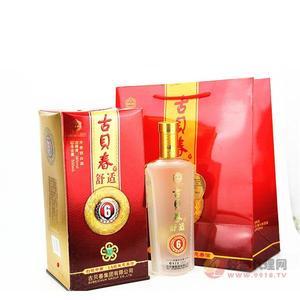 38度古贝春舒适6浓香型特价白酒500ml