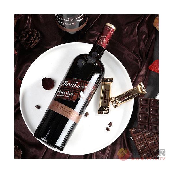 慕拉巧克力酒-红酒750ml颜值酒