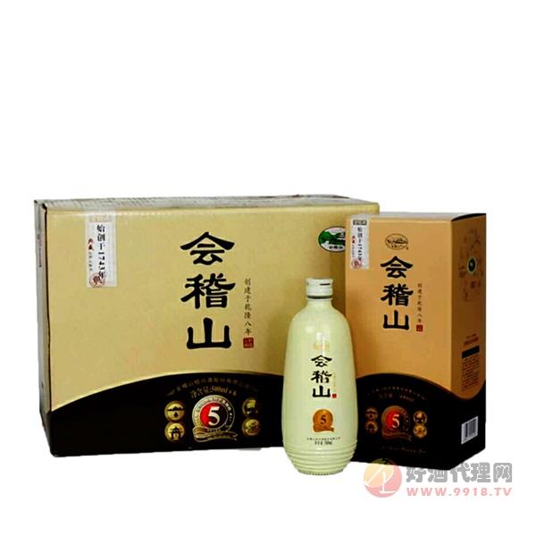 会稽山五年陈糯米花雕酒500ml