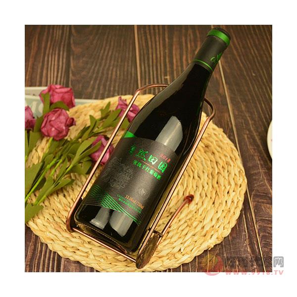 无农药绿色有机红葡萄酒健康保健红酒