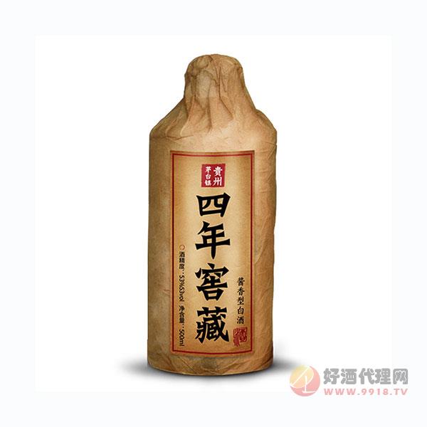茅台镇白酒-贵州酱香型白酒53度纯粮食窖藏老酒500ml