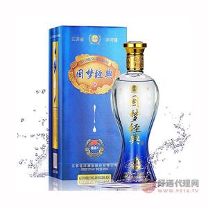 国梦经典系列纯粮食白酒-52度绵柔型白酒480ml