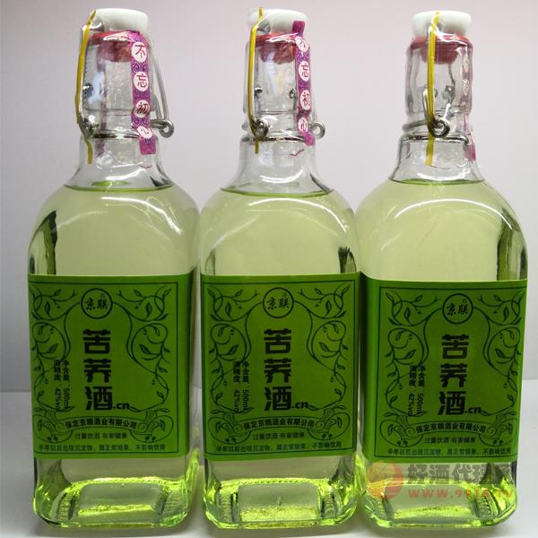 京粮苦荞酒方瓶42度500ml