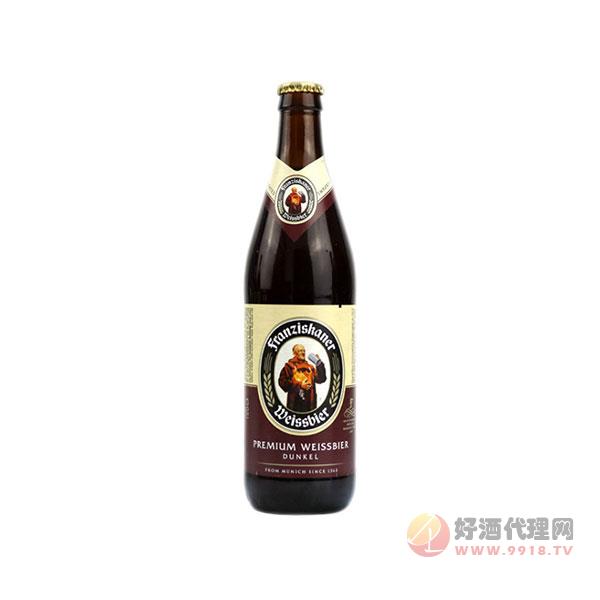 德国啤酒-范佳乐教士小麦黑啤酒-450ml_12瓶