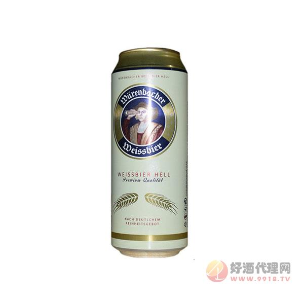 德国原瓶进口-爱士堡-骑士-瓦伦士-纯小麦白啤酒500ML_24罐