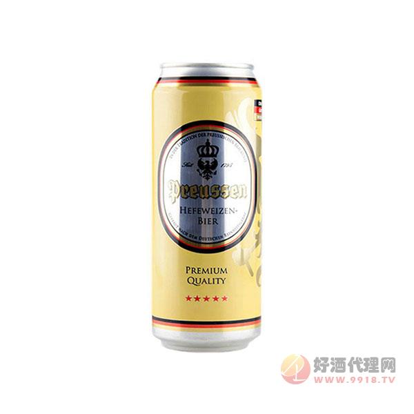 德国原装进口-普鲁士白啤酒批发-500ML_24罐