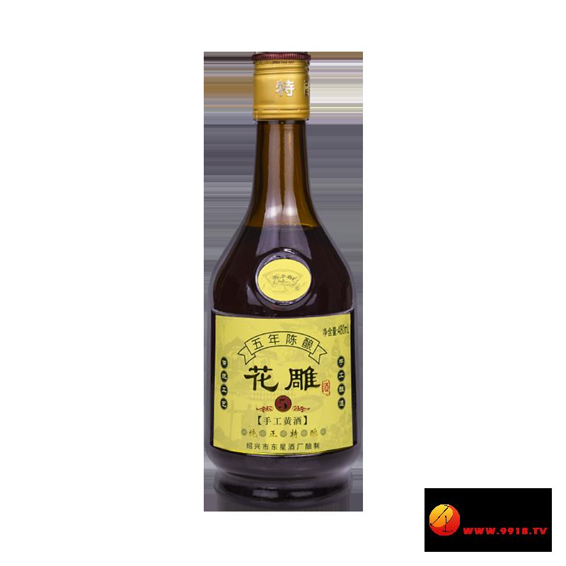 水乡春绍兴特产黄酒五年陈480ml