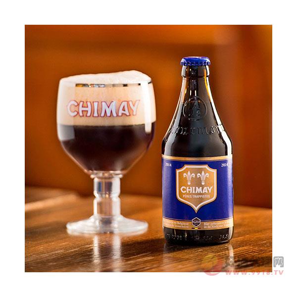 比利时进口啤酒智美蓝帽啤酒330ml_24瓶-修道士精酿啤酒