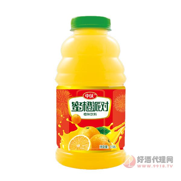 中仸蜜橙派对橙汁饮料2.58L