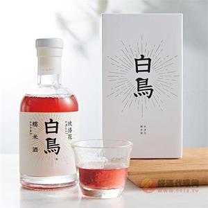 白鸟玫瑰洛神花酿造糯米酒500ml