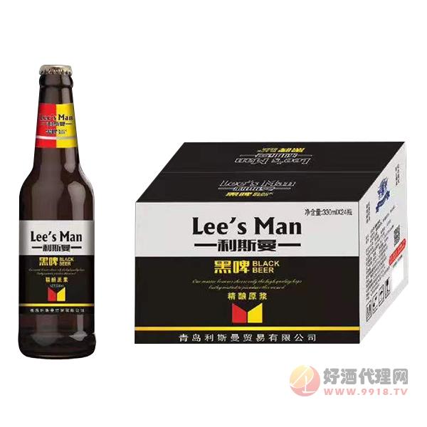 利斯曼黑啤酒330mlx24瓶