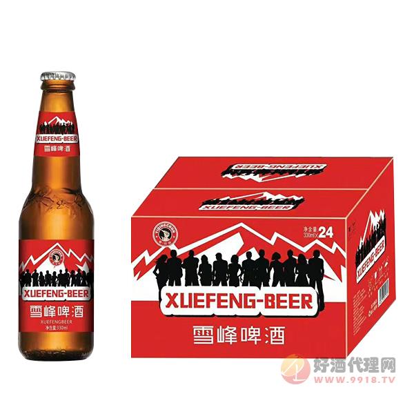 雪峰啤酒330mlx24瓶