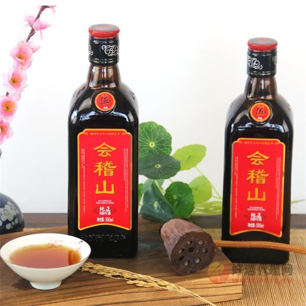 会稽山花雕酒纯正五年陈500ml