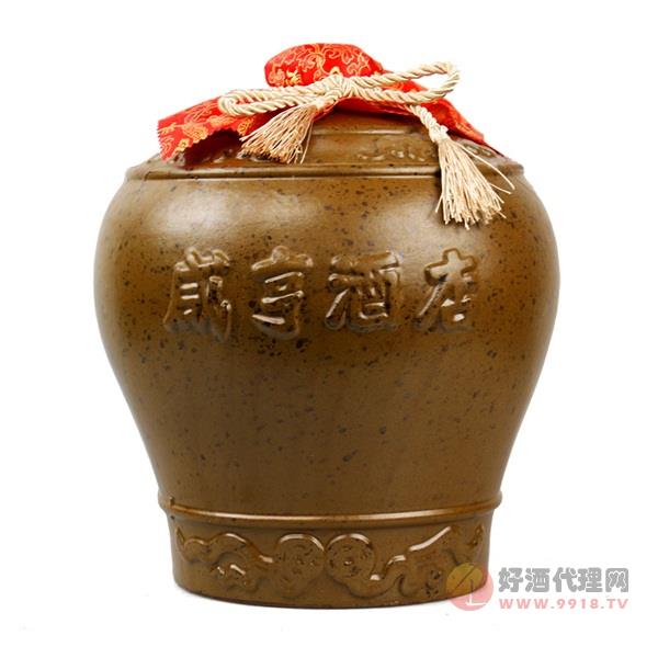 咸亨酒店十年陈坛装太雕红糯米黄酒15l