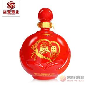 金沙回沙53度感恩酒3斤装1500ML