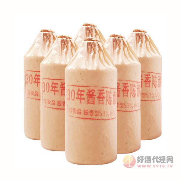 贵州省茅台镇纯粮坤沙53度酱香型年份白酒三十年酱香