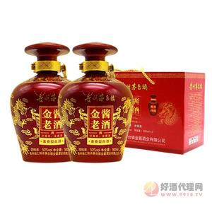 贵州茅台镇酱香酒坛装白酒金酱老酒53度500ml