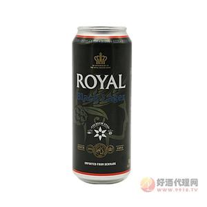 丹麦皇家黑啤酒500ml