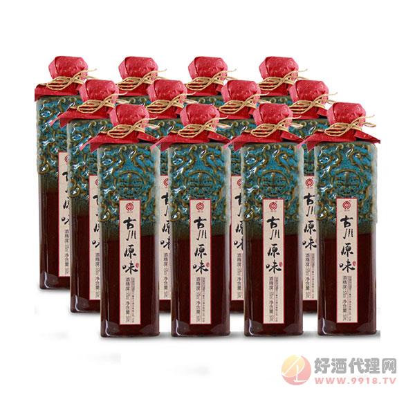 古川原味50度浓香型纯粮固态发酵500ml光瓶装