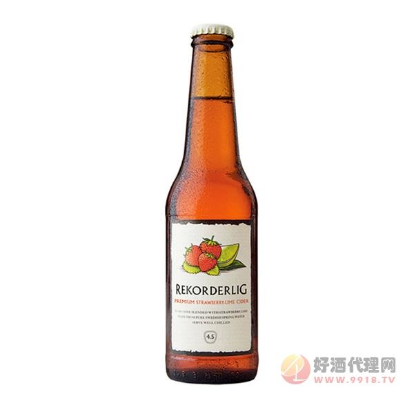 可德林草莓青柠味水果酒500ml