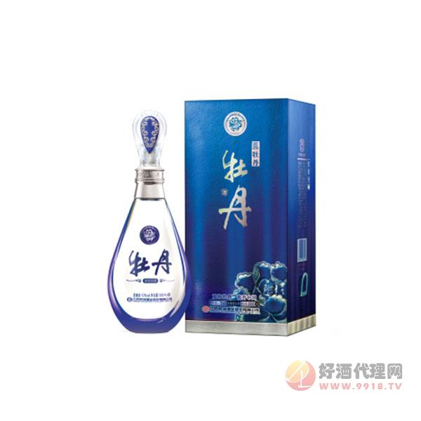 双沟精装版蓝牡丹52度500ml单瓶装高度白酒绵柔浓香型白酒
