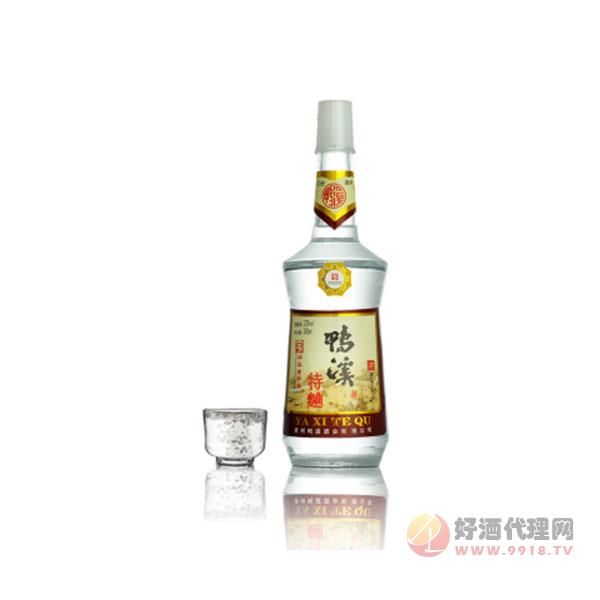 贵州鸭溪窖52度浓香型白酒500ml特曲单瓶装