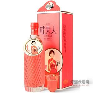 苏式生活桂夫人桃花蜜酒9度500ml