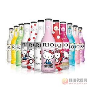 rio锐澳鸡尾酒预调酒hello_kitty6瓶300ml