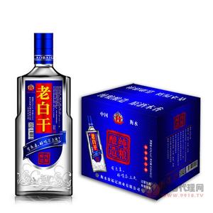 浓香型白酒光瓶白酒整箱老白干酒42度450ml白酒