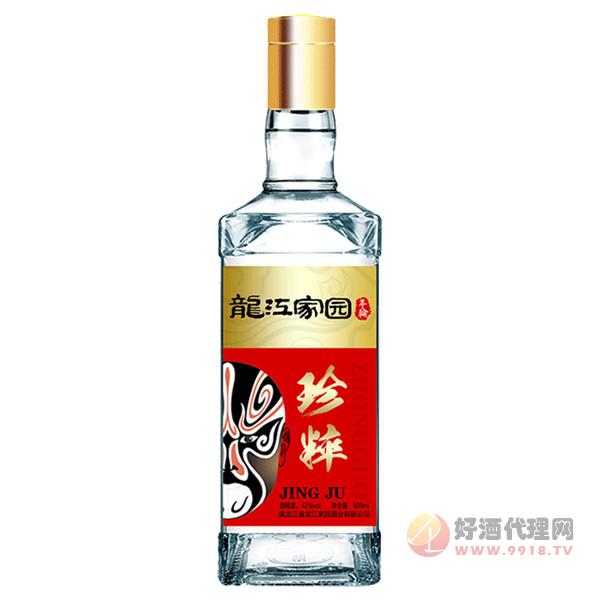 龍江家園珍萃白酒42度低度糧食白酒500mL光瓶口糧酒